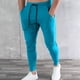 thumbnail image 1 of Pantalones deportivos de moda para hombre, con cordón ajustable y múltiples bolsillos, de poliéster y elastano., 1 of 8
