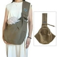 thumbnail image 3 of Pet Carrier - Hands-Free with Strap and Puppy Khaki, 3 of 8