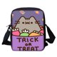 thumbnail image 1 of Bolso de hombro con estampado de gatos Pusheens para niños, bolso de mano informal para niños, bolso para teléfono para hombres y mujeres, bolsa de compras, 1 of 4