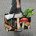 thumbnail image 7 of Mushroom Large Capacity Reusable Foldable Oxford Cloth Cube Organizer Tote Bag Toy Basket, 7 of 7