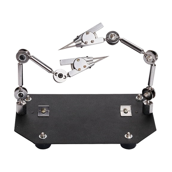 figatia Helping Hands Soldering Station Third Hand Soldering Tool Welding Clamp Versatile Welding Fixture Clip PCB Holder for Crafts