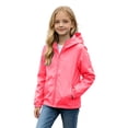 thumbnail image 2 of Boy's Lightweight Jacket UPF 50+ Waterproof Windbreaker Zip up Hoodie Packable Softshell Jacket for Travel​ Hiking 2 PCS Coat, 2 of 8