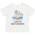thumbnail image 3 of Inktastic I Love My Great Grandma Cute Elephants in Night Sky Boys or Girls Toddler T-Shirt, 3 of 5