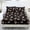 Black-Cartoon Mouse Cheese Hearts, variant on Kuiaobaty Bunny Love Heart Print Fitted Sheet with 2 Pillowcase Sturdy Breathable Bed Sheet Set with Deep Pocket Soft Fitted Sheet Set King Size