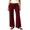14# Wine, variant on Fold Over Yoga Pants For Women Wide Leg High Waist Gym Stretch Fall Lounge Gaucho Pants | Breathable High Waistband Tummy Control Workout Pants Light Gray L