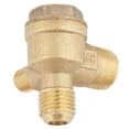 thumbnail image 4 of Brass Check Valve, Lightweight 3-Port Male Thread 90 Degree Air Compressor Check Valve, For Central Pneumatic Industrial Use, 4 of 8