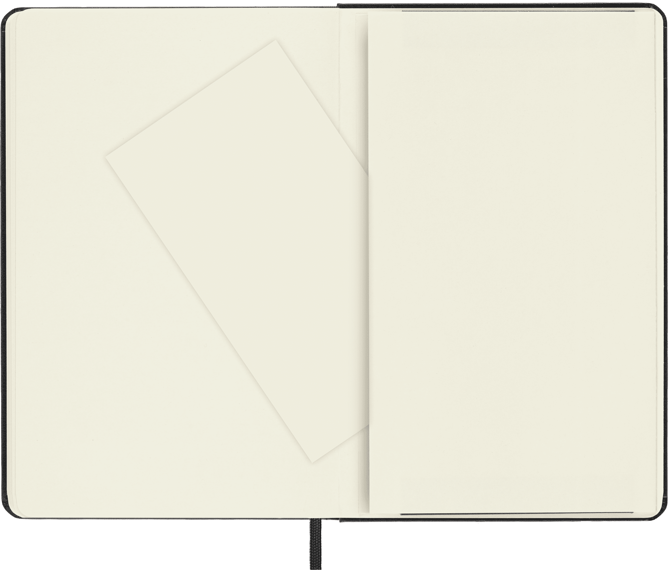 Moleskine Classic Notebook, Hard Cover, Medium (4.5" x 7"), Plain, Black