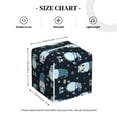thumbnail image 4 of Yiaed Christmas Gnome blue Print Tissue Box Cover, PU Leather Decorative Organizer for Tabletop, Bathroom, Car, Office Creative Decorative, 4 of 7