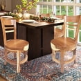 thumbnail image 2 of Suar Olympia Live Edge Solid and Sustainable Wooden Dining Chair, 2 of 5