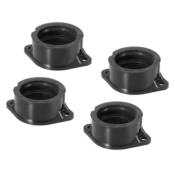 4pcs 16065-1131 Motorcycle Carburetor Carb Intake Manifold Boot Joint for Kawasaki KZ1100D 1983