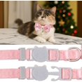 thumbnail image 4 of 2Pack Adorable Cat Collar with Bow, Cute Kitten Collars for Girl Cats Pink Cat Bows & Accessories Breakaway Safety Cat Bowtie Collar, 4 of 7
