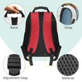 thumbnail image 6 of POLERO Cartoon Spider Face Print Smooth Zipper Backpack, Polyester Adjustable Strap Durable School Backpack for Daypack Travel, 6 of 8