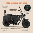 thumbnail image 7 of Track Seven 36V Powered Motorcycle for Kids, 1000W Electric Kids Dirt Bike,Max Speed to 22 MPH, Electric Mini Bike with Large Storage, Headlights, Up to 185lbs, Age 8+, 7 of 7