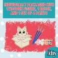 thumbnail image 4 of Kids Wood Painting Party Craft Kits (20ct)- 6 Different Kitty Cat Designs- Each Kit Has Own Brush, Paint, Wood Craft- Fun, Unique Birthday Party Activity, Favors or Classroom School Projects Gift, 4 of 4