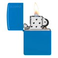 thumbnail image 2 of Zippo 48628ZL Classic Sky Blue Matte Zippo Logo Pocket Lighter, 2 of 3