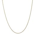 thumbnail image 1 of 10k Yellow Gold 1.25mm Spiga Chain Anklet Ankle Bracelet Wheat, 1 of 5