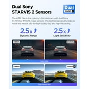 VIOFO A229 Plus Dash Cam with Dual STARVIS 2 Sensors, 2 Channel HDR, 1440P+1440P Front and Rear, Voice Control Car Dash Camera, 5GHz Wi-Fi, Ultra-Precise GPS, 24 Hours Parking Mode, Support 512GB Max