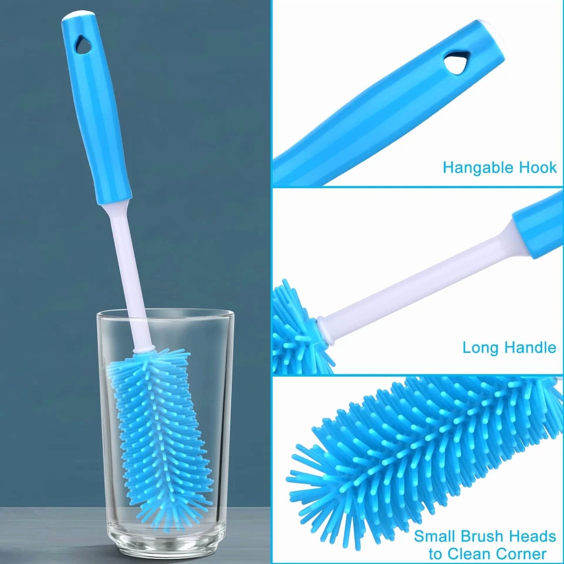 CIRCLE- 3 Pack Water Bottle Cleaner Brush Kit For Sports Water Bottle, Baby Bottles