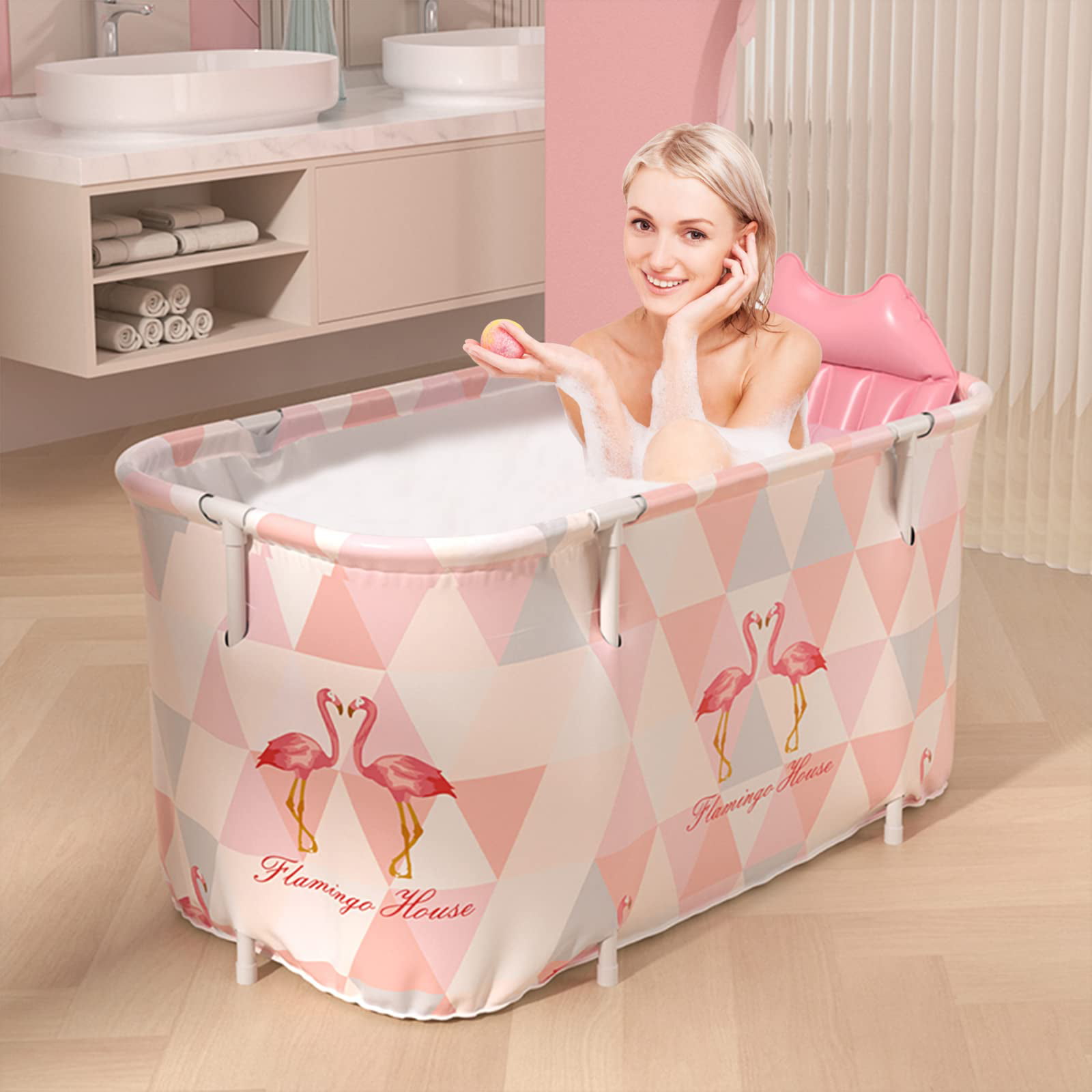 Adult Folding Bathtub Cushion, Bath Tub/spa Cushion Pad With