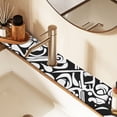 thumbnail image 6 of Black and White Pattern Design Kitchen Sink Splash Guard, Silicone Sink Faucet Mat Dry Out the Kitchen Bathroom, 6 of 7