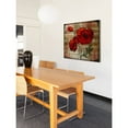 thumbnail image 4 of Marmont Hill "Poppy Talk 2" by Vicki Butler Painting Print on Natural Pine Wood, 4 of 7