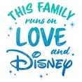 thumbnail image 2 of Men's Disney Family Runs on Love and Disney Graphic T-Shirt, 2 of 5