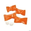 Orange Buttermints, Individually Wrapped, 108 Pieces