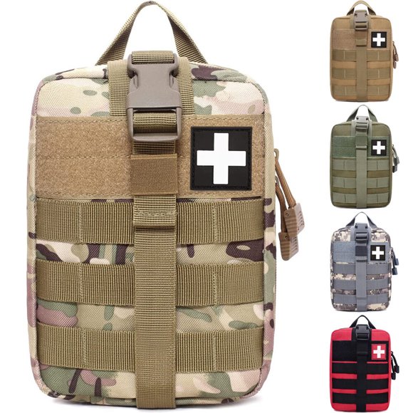 Tactical EMT First Aid IFAK Rip-Away Utility Bag Camping Hunting Hiking USA