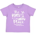 thumbnail image 3 of Inktastic Spring Break the Beach is My Happy Place Boys or Girls Toddler T-Shirt, 3 of 5