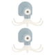 thumbnail image 1 of GOOHOCHY 2 ganchos multiusos de 7 garras con rotación de 360 grados para colgar en la pared., 1 of 8