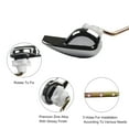 Toilet Tank Flush Lever Chrome Finish Handle Fittings Assembly
