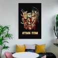 thumbnail image 6 of Attack On Titan Wall Hanging Painting Wall Art Canvas Paintings Posters Home Decorations 12x18inch(30x45cm), 6 of 8