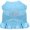 Baby Blue, variant on Pet Dog Cat Dress Rhinestone, "Classic America"