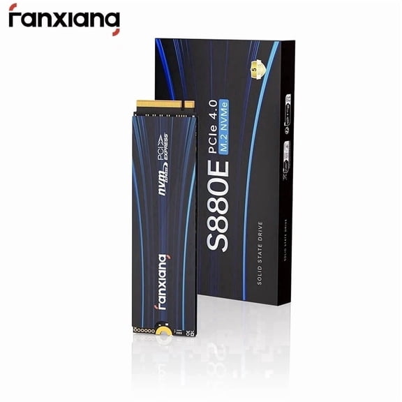 Fanxiang 1TB M.2 NVMe PCIe 4.0 x4 2280 Internal SSD | Up to 6300MB/s Read, 3D NAND with SLC Cache, Compatible with PS5, PC, Desktop & Laptop Storage Upgrade