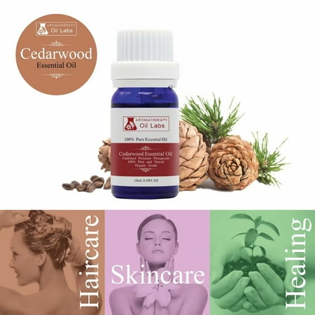 Cedarwood Premium 100% Pure, Best Therapeutic Grade Essential Oil - (Best Oil For Cedar Deck)