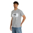 thumbnail image 6 of Funny smiley face graphic tee Cheshire Cat face Unisex Heavy Cotton Tee, 6 of 9