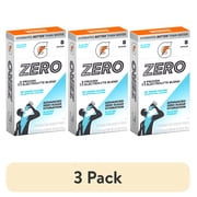 (3 pack) Gatorade Zero Sugar Glacier Freeze, On the Go Packs, Electrolyte Powder Drink Mix, 0.12 oz, 8 sticks