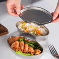 thumbnail image 1 of Bamboohart 1pc Stainless Steel Fan-Shaped Steaming Grids - Divided Multi-Compartment Steamer Inserts For Rice Cooker  Instant Pot & Air Fryer - Stackable  Easy-Clean Kitchen Gadgets For H, 1 of 6