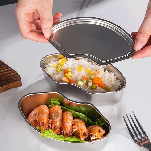 Bamboohart 1pc Stainless Steel Fan-Shaped Steaming Grids - Divided Multi-Compartment Steamer Inserts For Rice Cooker Instant Pot & Air Fryer - Stackable Easy-Clean Kitchen Gadgets For H