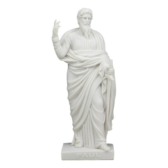 Ebros Bertel Thorvaldsen Copenhagen Museum Reproduction Of Jesus' Twelve Apostles And Disciples Statue 8" Tall Inspirational Christian Catholic Figurine (Apostle Paul)