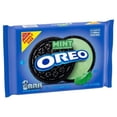thumbnail image 2 of Nabisco Oreo Mint Flavor Creme Chocolate Sandwich Cookies Family Size, 1 lb 2.71 oz( pack of 1 ), 2 of 5