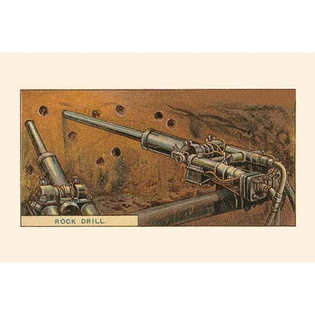 The rock drill ilustrated differes from most other rock drills in that it really bores and does not merely peck its way into the rock  The hollow drill stem furnished with three or four splayed out (Best Way To Furnish A New Home)