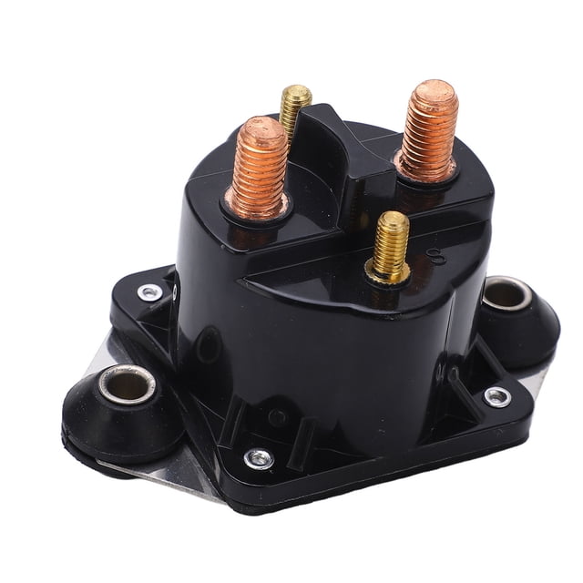 89-68258, Stable Performance Starter Power Trim Solenoid 12V 10-32 Terminal Posts Heavy Duty High Precision for Outboards