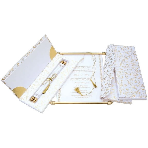 Wedding party invitations cards birthday greeting Card engagement party scroll invitations, bridal shower invitations,wedding invite cards