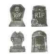 thumbnail image 1 of 4Pcs Halloween Fake Headstones Decorative Foams Gravestones Party Tombstone Models (Random Style), 1 of 4