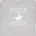 thumbnail image 4 of Inktastic Cowboy Silhouette Team Roping Rodeo Boys or Girls Long Sleeve Toddler T-Shirt, 4 of 5