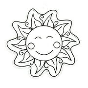 Hello Hobby Ready-to-Paint Smiling Sun Suncatcher