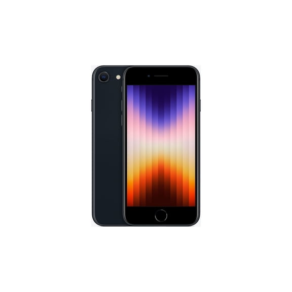 Restored Apple iPhone SE G3 64GB (2022) Sprint Locked Midnight (Refurbished)