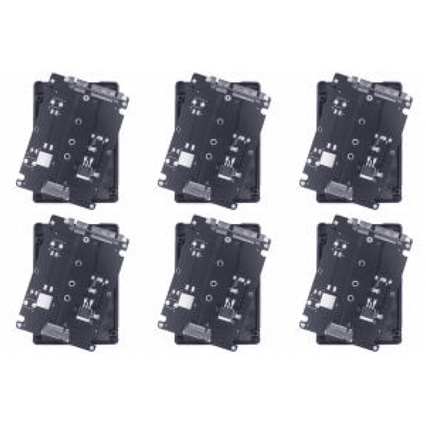 Unidad de gabinete M.2 NGFF SSD a caja dura SATA3 de 6 Gbps de 2,5 pulgadas para PC negra