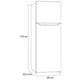 thumbnail image 4 of Refrigerador Winia 11 Pies Top Mount WRT-1100WATGD Dark Grey, 4 of 5